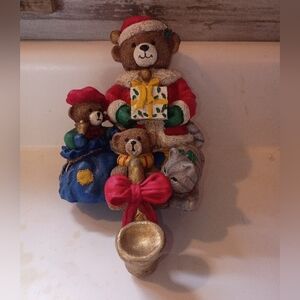 2001 Badcock Bear Stocking Hanger